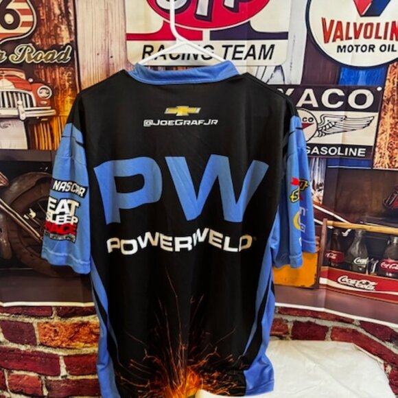 Joe Graf Jr SS-Green Light Racing Mens Pit Crew Shirt Size XL - Picture 8 of 8